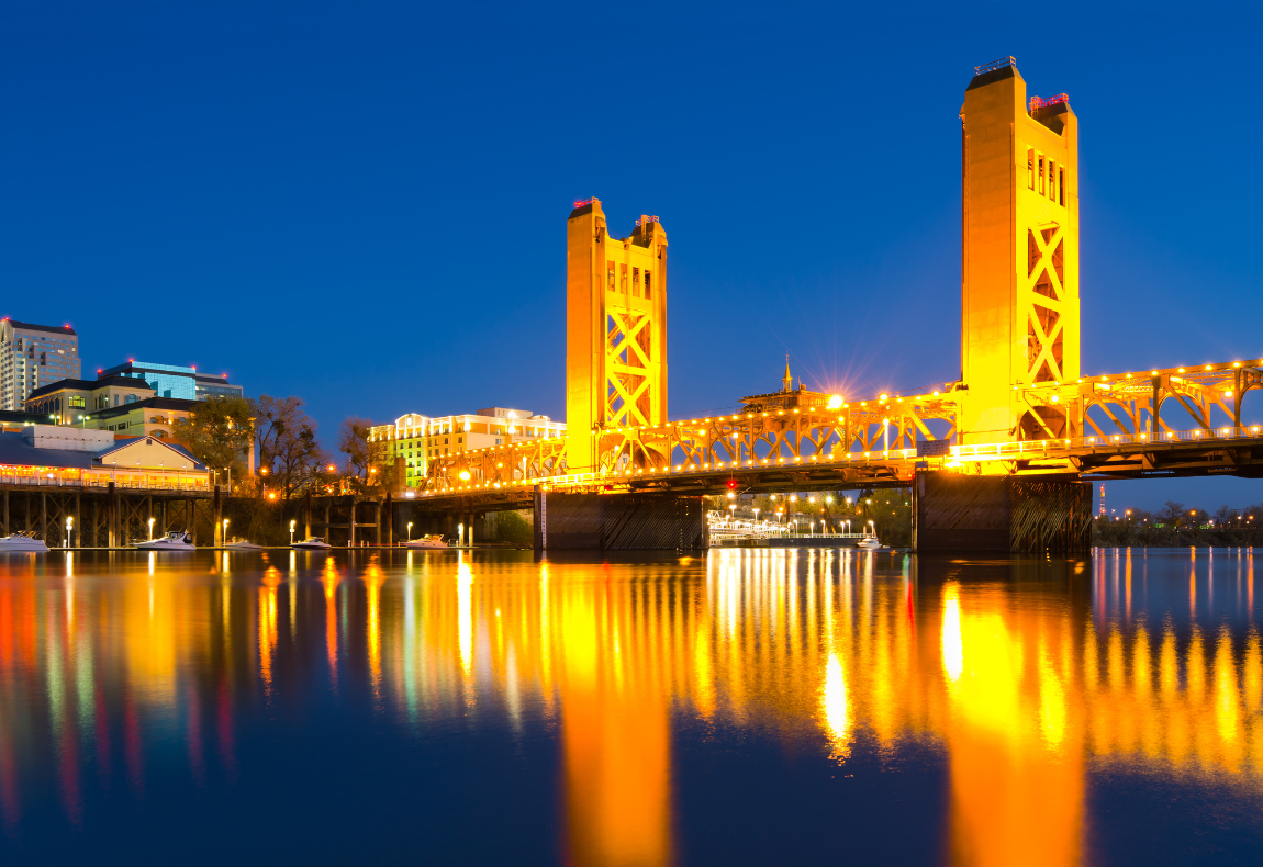 Sacramento City Skyline